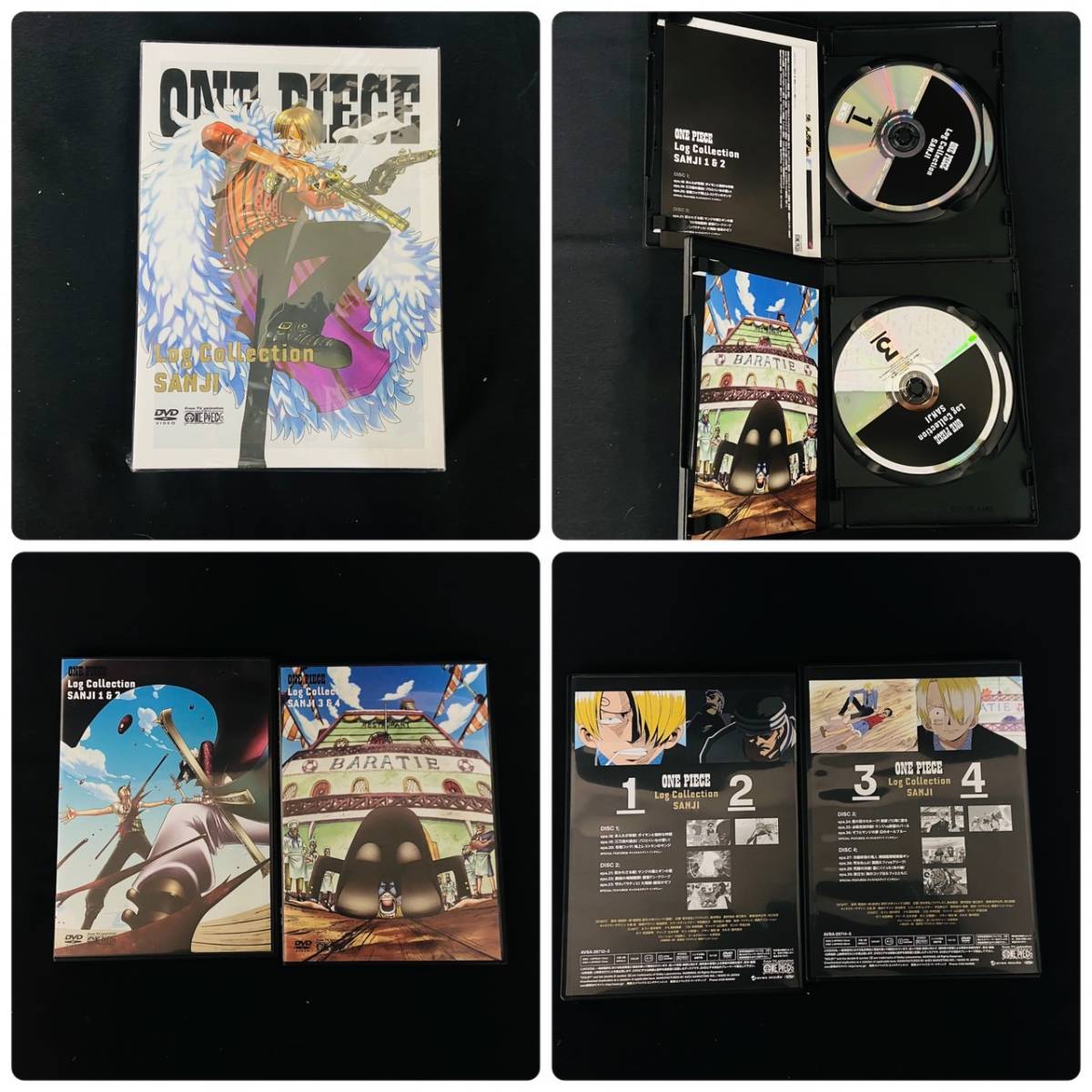 【USED】ONE PIECE Log Collection ワンピース ログコレクション DVD 4巻セット EAST BLUE / SANJI / NAMI / LOGUE TOWN 集英社 尾田栄一郎_画像6