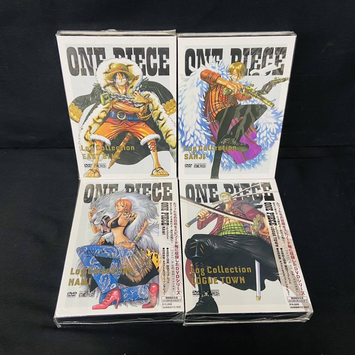 【USED】ONE PIECE Log Collection ワンピース ログコレクション DVD 4巻セット EAST BLUE / SANJI / NAMI / LOGUE TOWN 集英社 尾田栄一郎_画像1