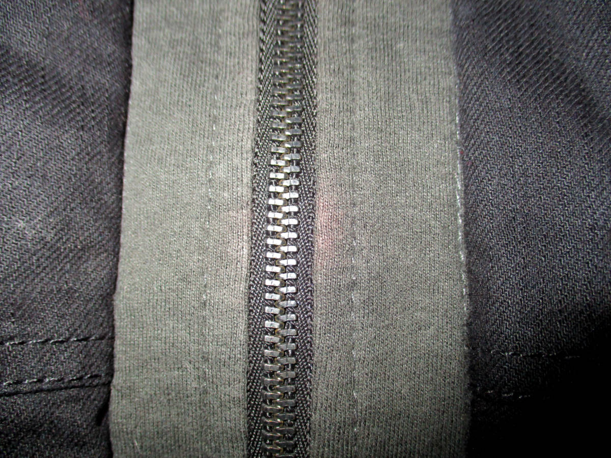 バンズ 　ヴァンズ VANS コットンフードジャケット　レイヤード　黒×グレー系　サイズ　L　　　　　（３E　ハ大_画像7