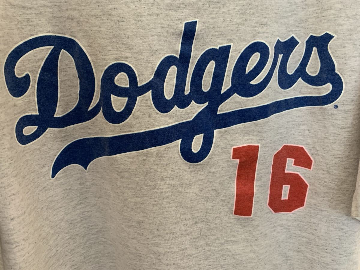 90s NOMO Tシャツ L LA メジャーリーグ ドジャース 野茂英雄 スターター starter Dodgers MLB_画像4