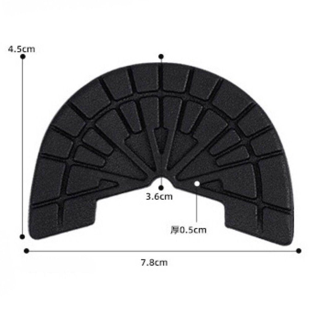 ヒールガード ソールガード 4枚セット 2足分 スニーカー プロテクター 保護 補修 26.5cm-27.5cm ブラック ホワイト_画像2