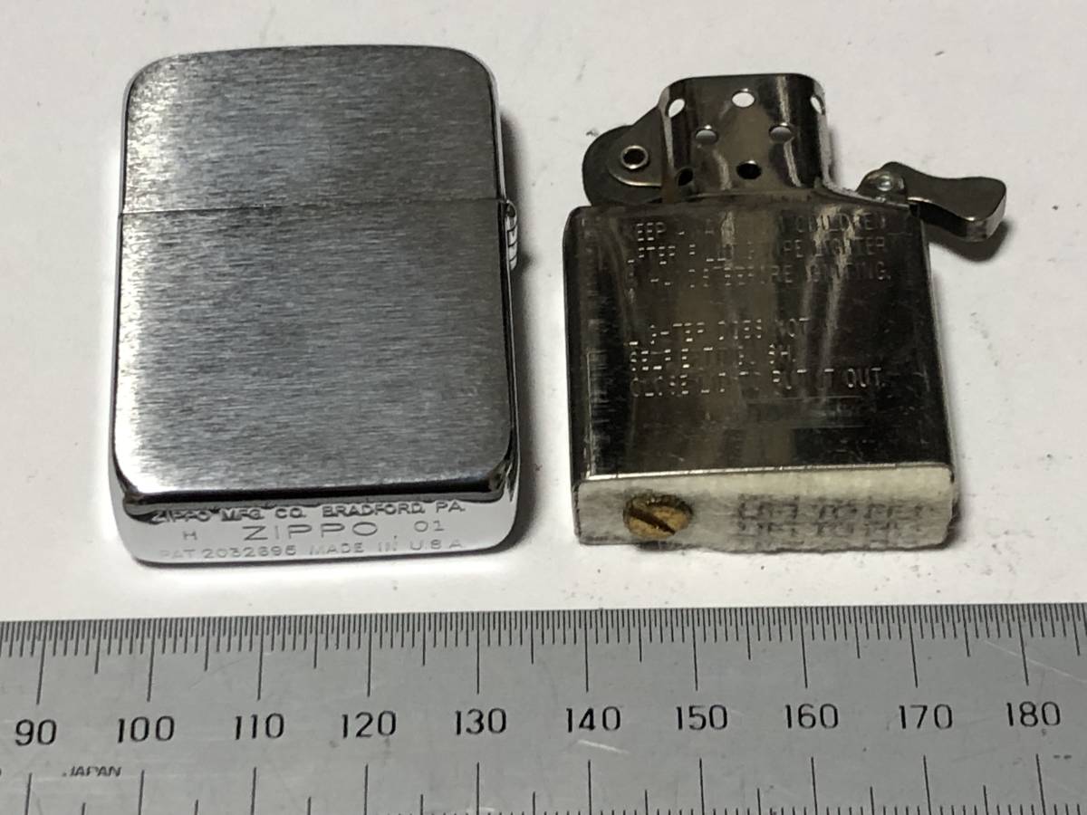 ZIPPO ジッポー 1941 レプリカ ZIPPOロゴ 2001年製 1941 REPLICA ビンテージ アメリカ 喫煙具 タバコ MADE IN USA_画像10