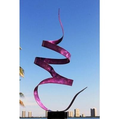 インテリア メタルアート Purple Twist インテリア、雑貨 ...