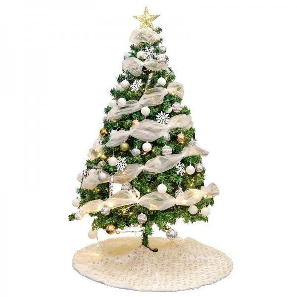クリスマスツリー ledライト おしゃれ 120cm クリスマス 北欧 オーナメント 組立簡単 収納便利 飾り セット LEDライト 豪華付属品_画像9