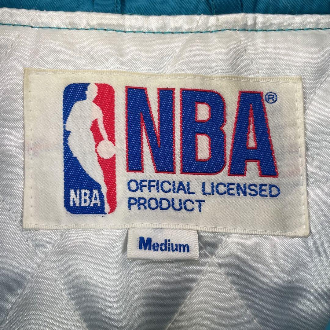入手困難 90s NBA ホーネッツ 中綿 ナイロン コーチジャケット 両面
