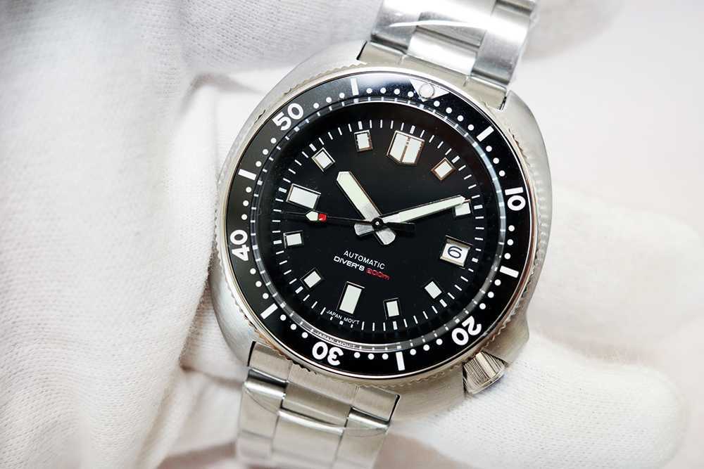 * новый товар no- Logo SHARK Shark дайвер Seiko производства самозаводящиеся часы NH35 breath Divers часы осмотр ) Second дайвер 