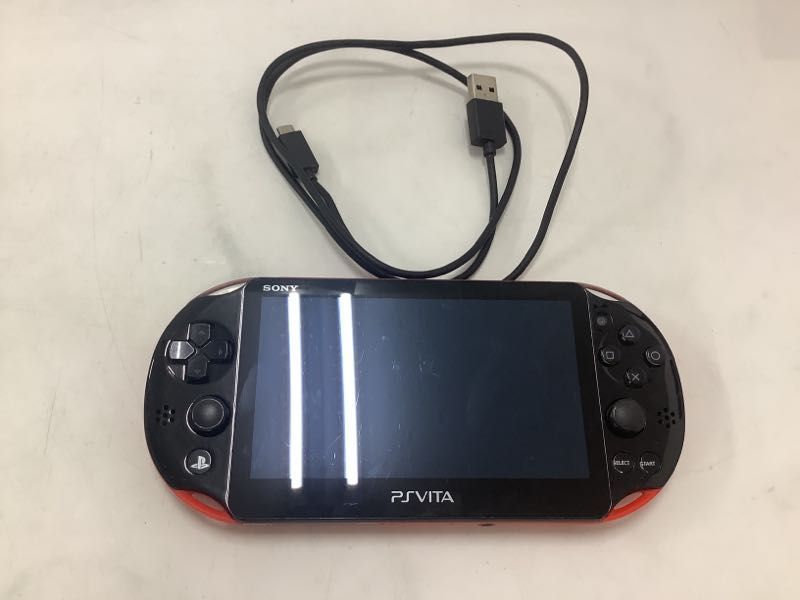 1円〜 ジャンク 初期化済 欠品 ソニー PSVita WiFiモデル デビューパック PCHJ-10024 レッド/ブラック 本体_画像3