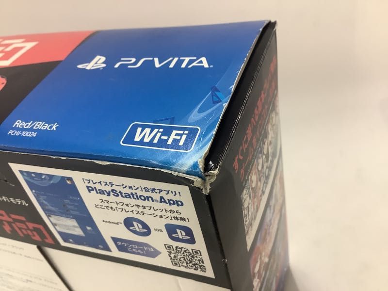 1円〜 ジャンク 初期化済 欠品 ソニー PSVita WiFiモデル デビューパック PCHJ-10024 レッド/ブラック 本体_画像9