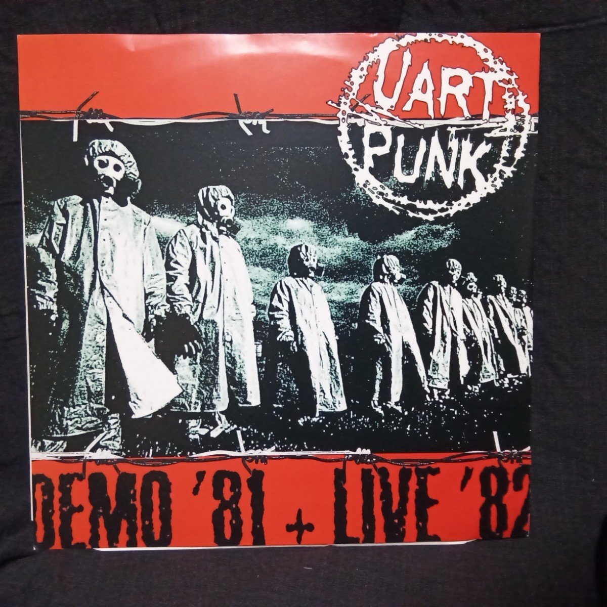 【カラー盤】　UART PUNK　「DEMO'81 ＋ LIVE’82」　LPレコード　パンク_画像1