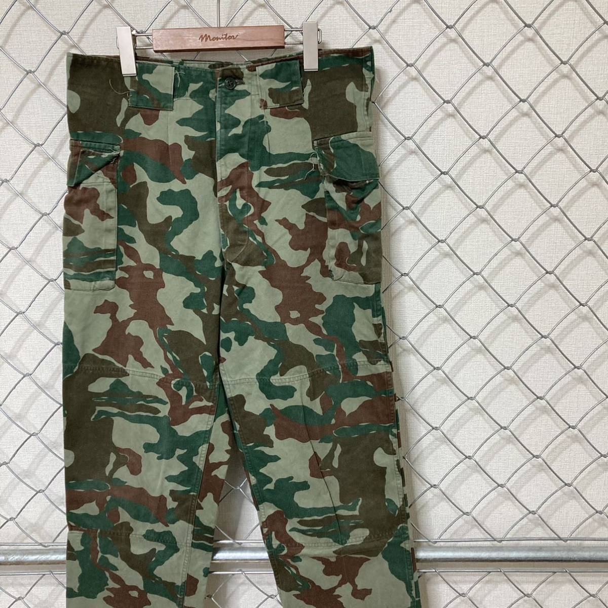 の通販なら 旧迷彩 笹熊柄 陸上自衛隊 作業服ズボン カーゴパンツ