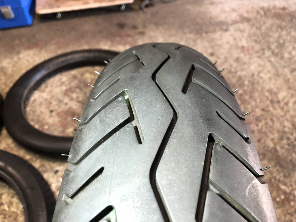 BRIDGESTONE ブリヂストン　BATTLAX BT45 フロント　リア　タイヤ SR400 SRV250 GB250 等_画像9