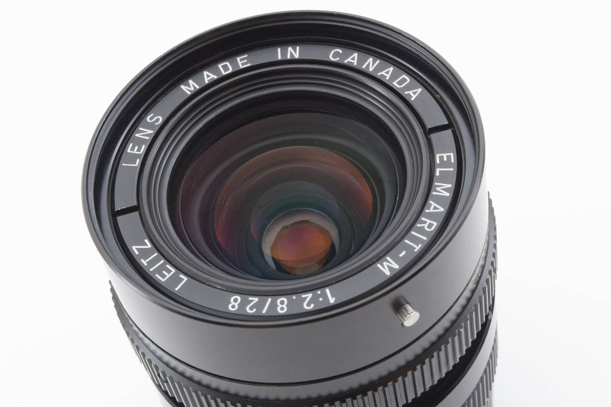 完動良品 ライカ LEICA LEITZ ELMARIT-M 28mm f2.8 CANADA 第３世代_画像10