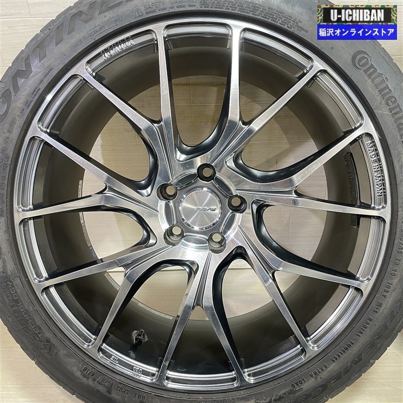 ハリアー エクストレイル 等 HOMURA2ｘ7ＴＷ 8.5-20+45 5H114.3 コンチネンタル スポーツプラス 245/45R20 20インチ 4本セット 009_画像2