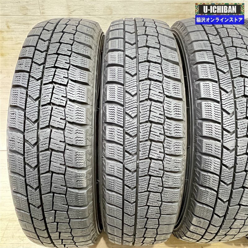 ハスラー 等 PRD 4.5-14+43 4H100 ダンロップ WM02 165/65R14 14インチ スタッドレス 4本セット 009_画像8