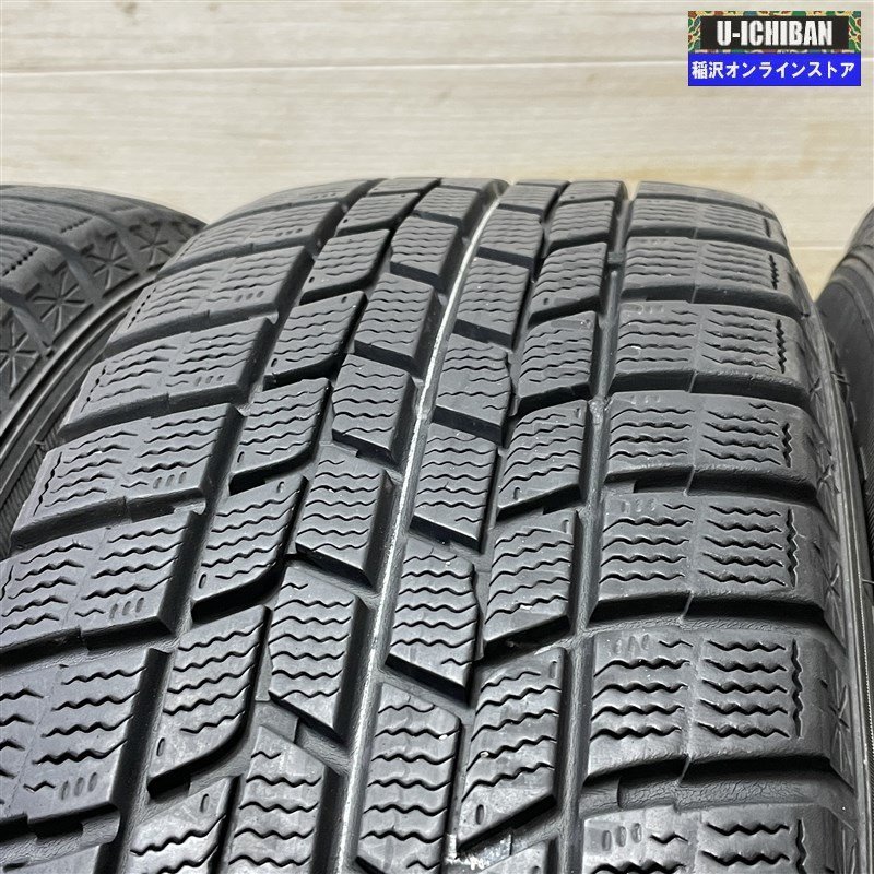 プリウス カローラスポーツ 等 ラブリオン 6-15+43 5H100 グッドイヤー アイスナビ6 195/65R15 15インチ スタッドレス 4本セット 009k_画像10