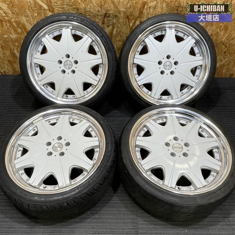 売切 WORK ヴァリアンツァ D3S 20インチ×8.5 +43(A) 9.5 +43(A) 5H 114.3 マックストレック / ニットー 245/35R20 アルファード等に ◎002_画像1