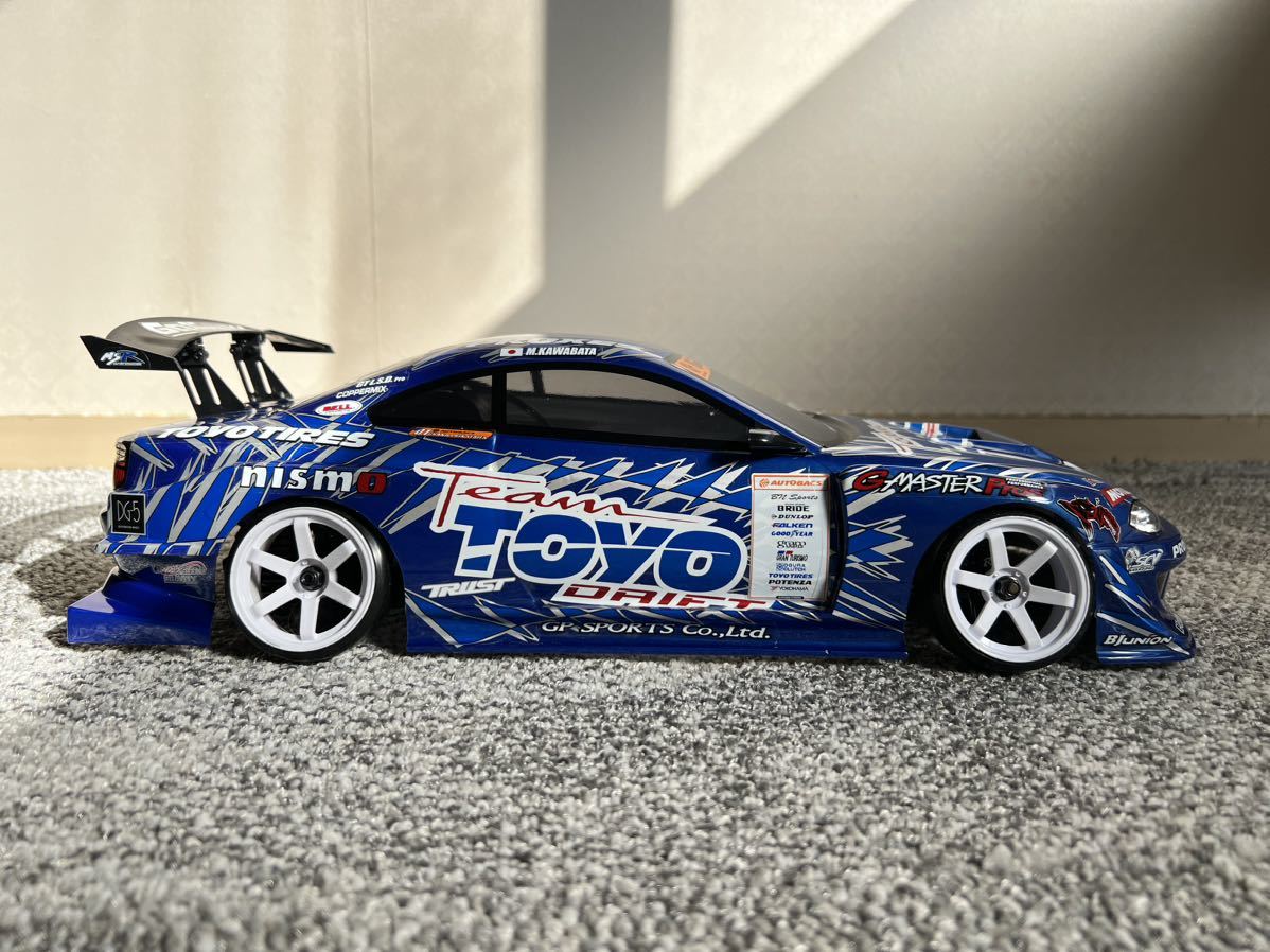 1/10 TOYO シルビア S15 川畑真人 ボディ 塗装済み 未走行 1/10 TOYO シルビア S15 川畑真人 ボディ 塗装済み 未走行