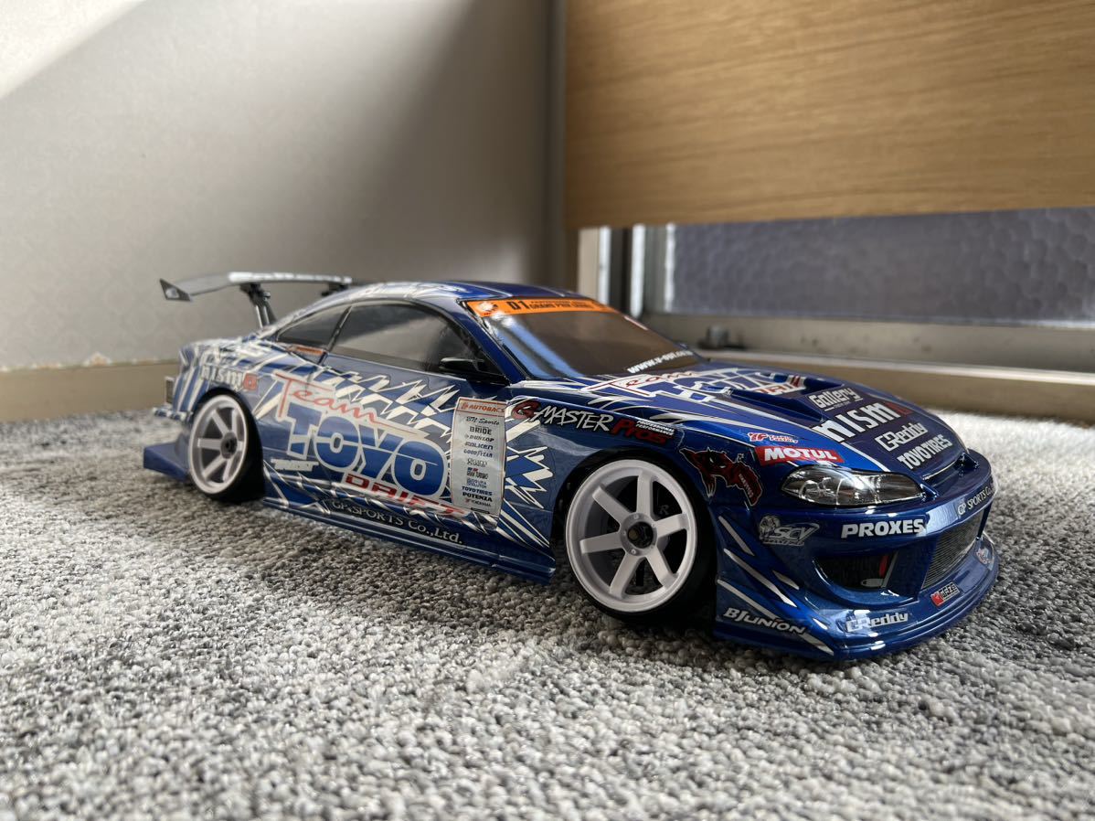 1/10 TOYO シルビア S15 川畑真人 ボディ 塗装済み 未走行 1/10 TOYO シルビア S15 川畑真人 ボディ 塗装済み 未走行