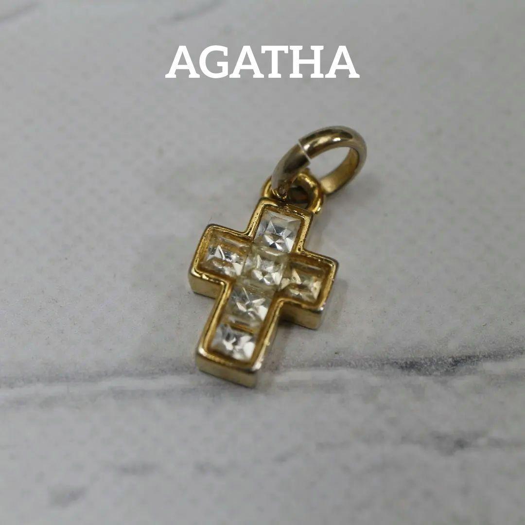 [Анонимная доставка] Агата Агата Чарм Золотой Крест