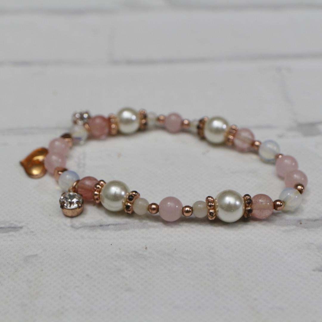 [ anonymity delivery ]sa man sa sill va bracele pink beads 