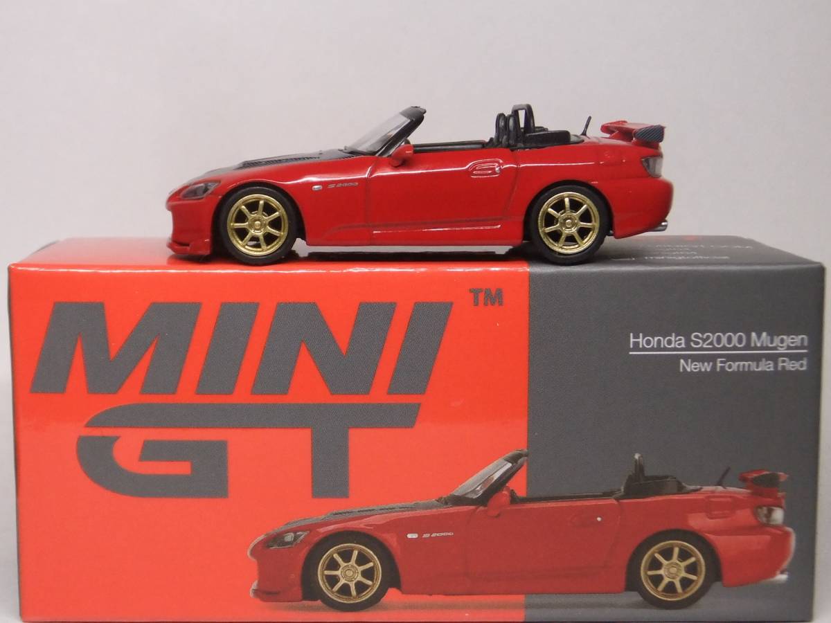 MINI GT★ホンダ S2000 (AP2) 無限 ニューフォーミュラレッド MGT00367-R Honda Mugen AP2 New Formula Red 1/64 TSM_画像3