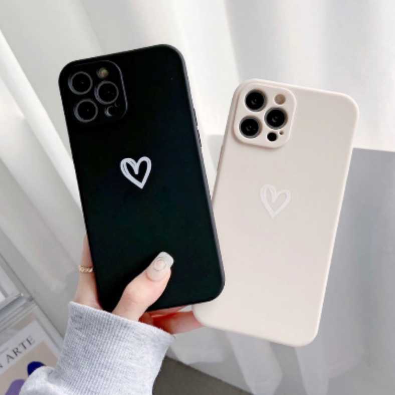 iPhone11 iPhoneケース iphoneカバー ブルー ハート おしゃれ かわいい くすみカラー TPUケース ネイビー 青紫_画像4