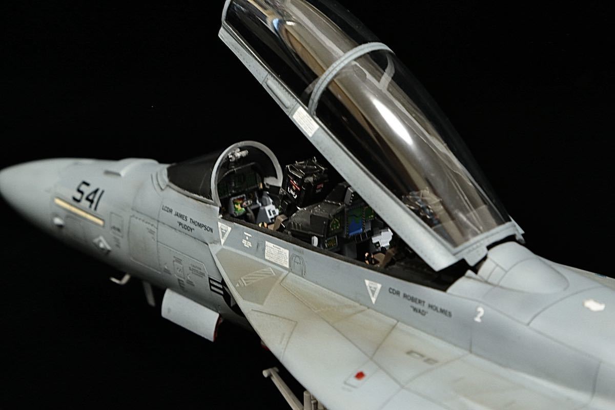 1/48 MENG MODEL EA-18G GROWLER VAQ-132 スコーピオンズ　モンモデル　完成品　グラウラー_画像4