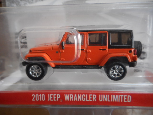 ★★1/64 グリーンライト ジープ ラングラー アンリミテッド 2010 オレンジ Greenlight Jeep Wrangler Unlimited　JK★★_画像2