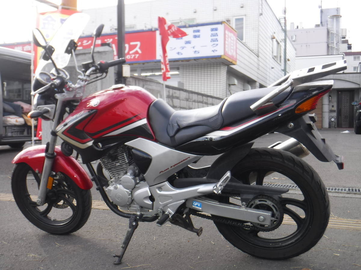 全国デポ送料36500円 ★ YBR250 好調車 ★ リアキャリア ビッグスクリーン ★ 北海道SR400 GB250 GSR250 Z250SL ST250 CB250R 125 　 　_画像5