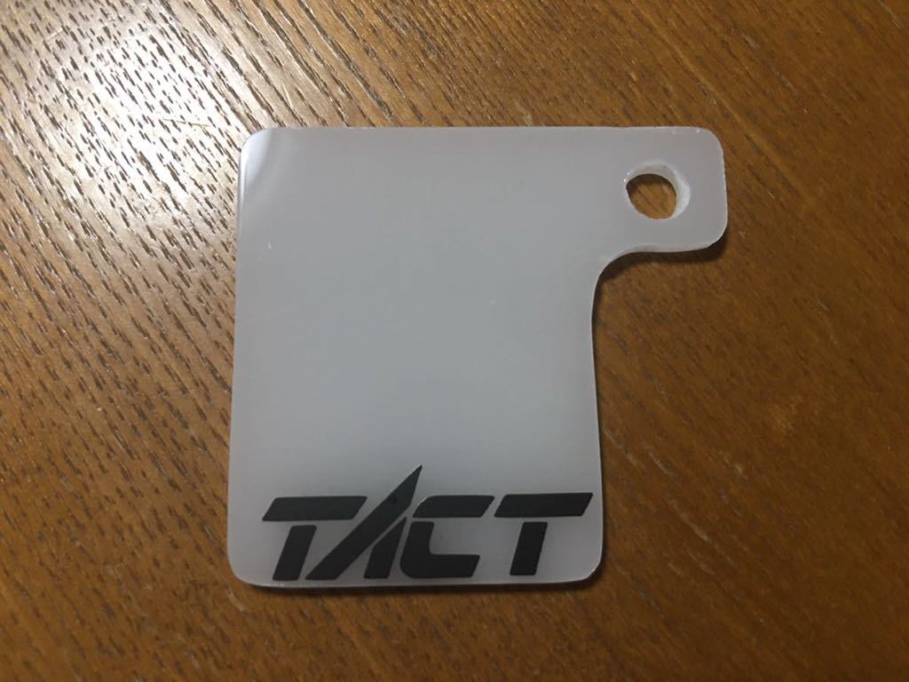 タクト　TACT 自賠責　プレート 車高短　自賠責ステッカー　ハンドメイド　スーパータクト　クレタク_画像1