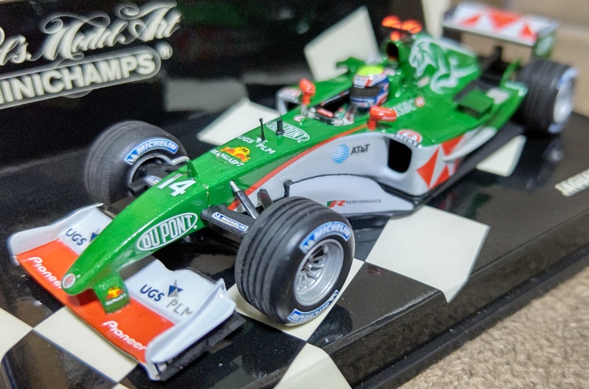 ミニチャンプス PMA 1/43 ジャガー・R5 2004 マーク.ウェバー MINICHAMPS JAGUAR・RACING・R5 2004 MARK.WEBBER_画像1