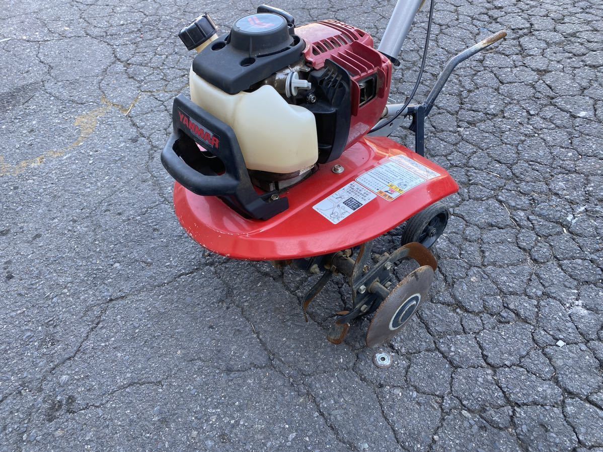 YANMAR QT17 ヤンマー 耕運機 管理機 始動駆動確認 4ストロークエンジン TK1100_画像3