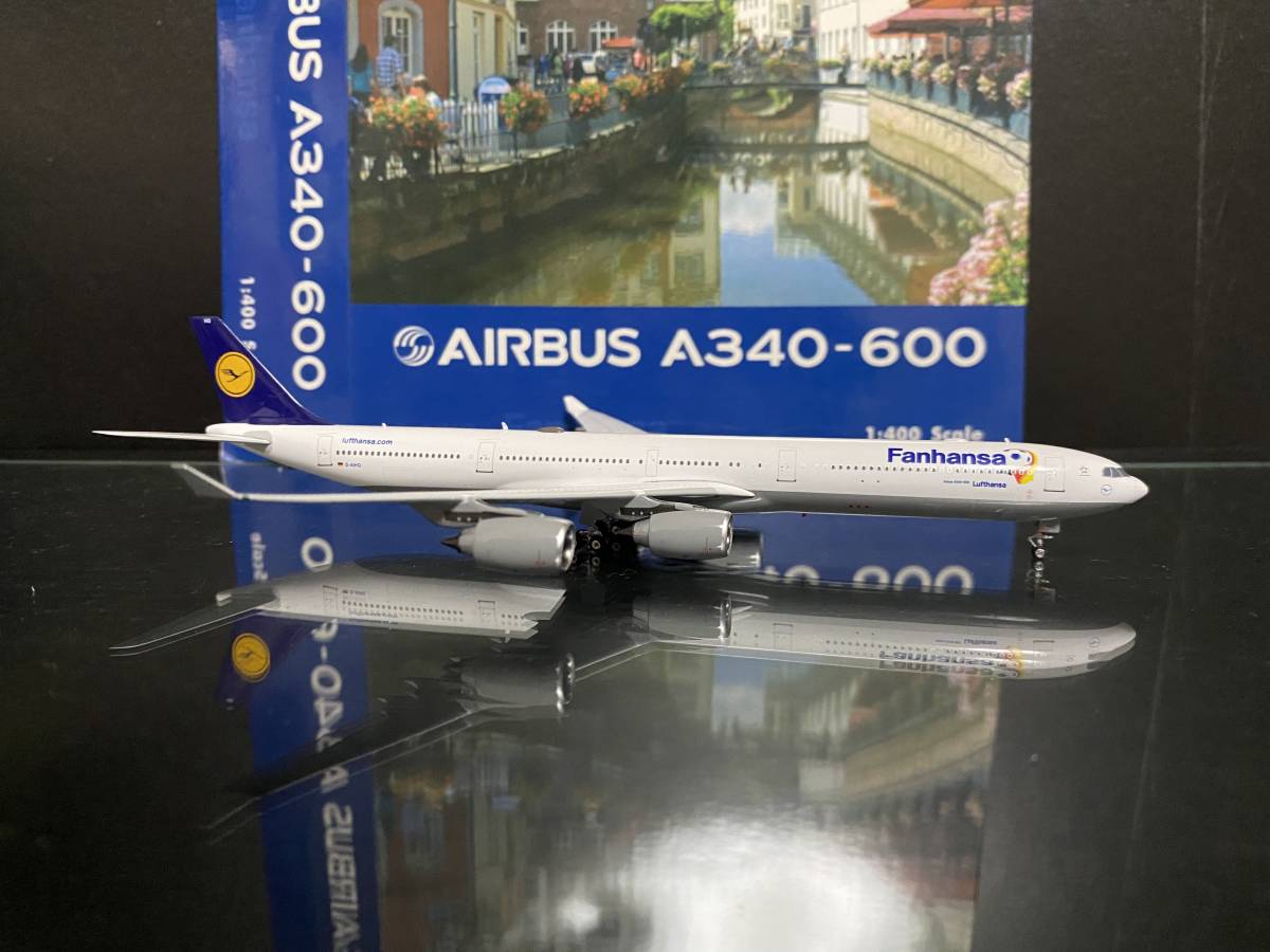 フェニックス 1/400 ルフトハンザ A340-600 D-AIHQ ファンハンザ Phoenix Lufthansa エアバス_画像4
