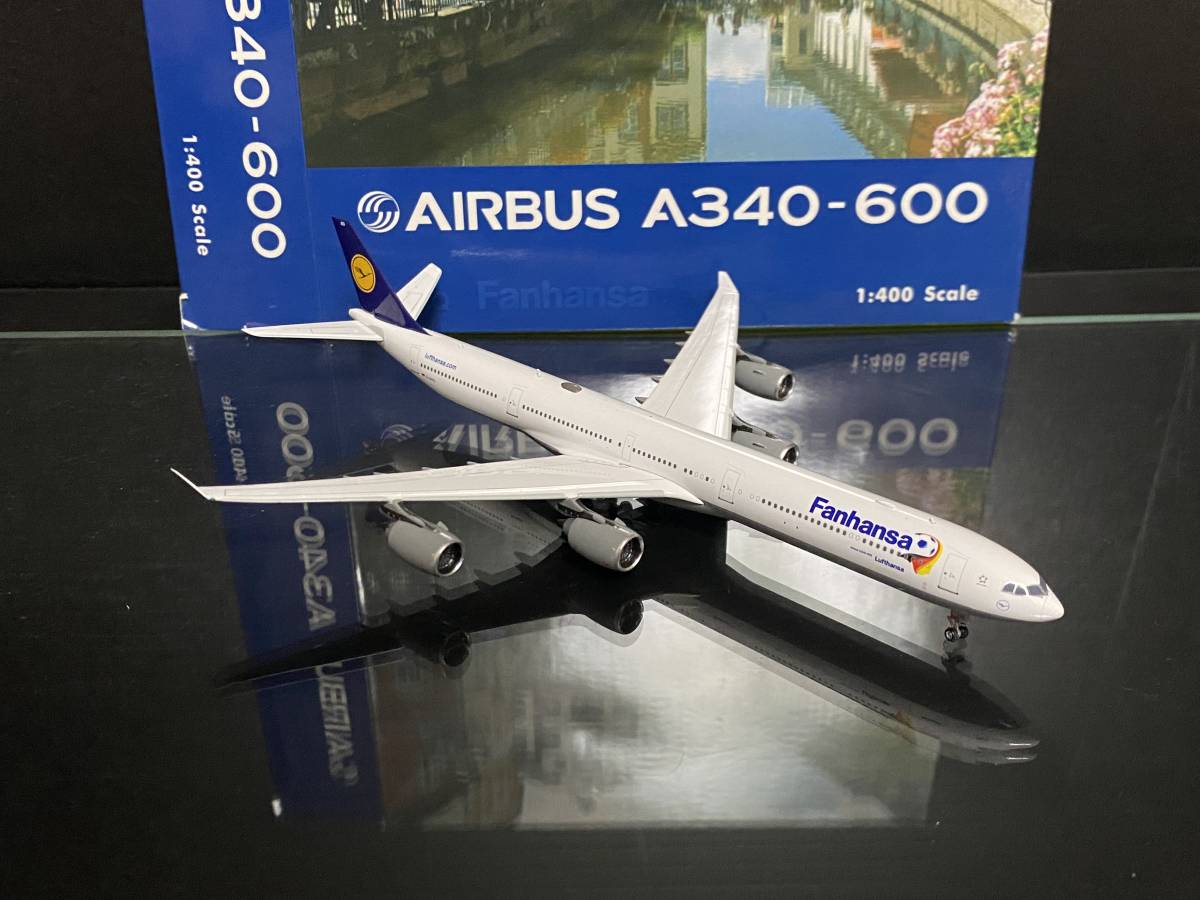 フェニックス 1/400 ルフトハンザ A340-600 D-AIHQ ファンハンザ Phoenix Lufthansa エアバス_画像2