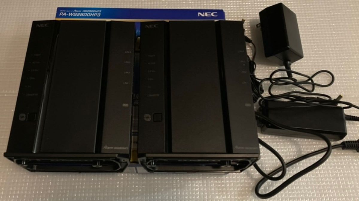 NEC Wi-Fiルーター Aterm WG2600HP3 PA-WG2600HP3 2台セット