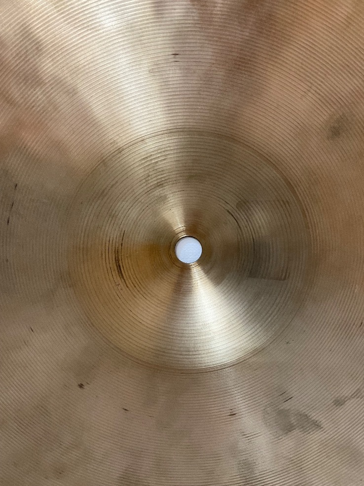 u53332 中古 ジルジャン K.zildjian MASTER SOUND HI-HAT Top 14' ヒビ有 重さ1.14kgの画像6