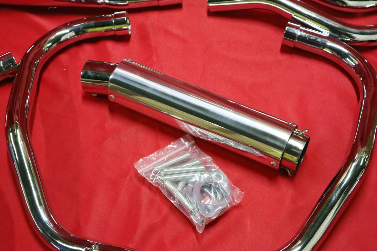 XJR400 Fuji establishment 8 division muffler plating / call direction 4-2-1ganimataXJR400S R XJ550 previous term 4HM full exhaust silencer attaching sale XJ400D