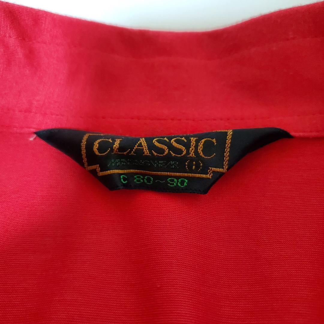 Munsingwear マンシングウェア ポロシャツ レッド RED 赤 ロゴ DESCENTE デサント【k450】_画像4
