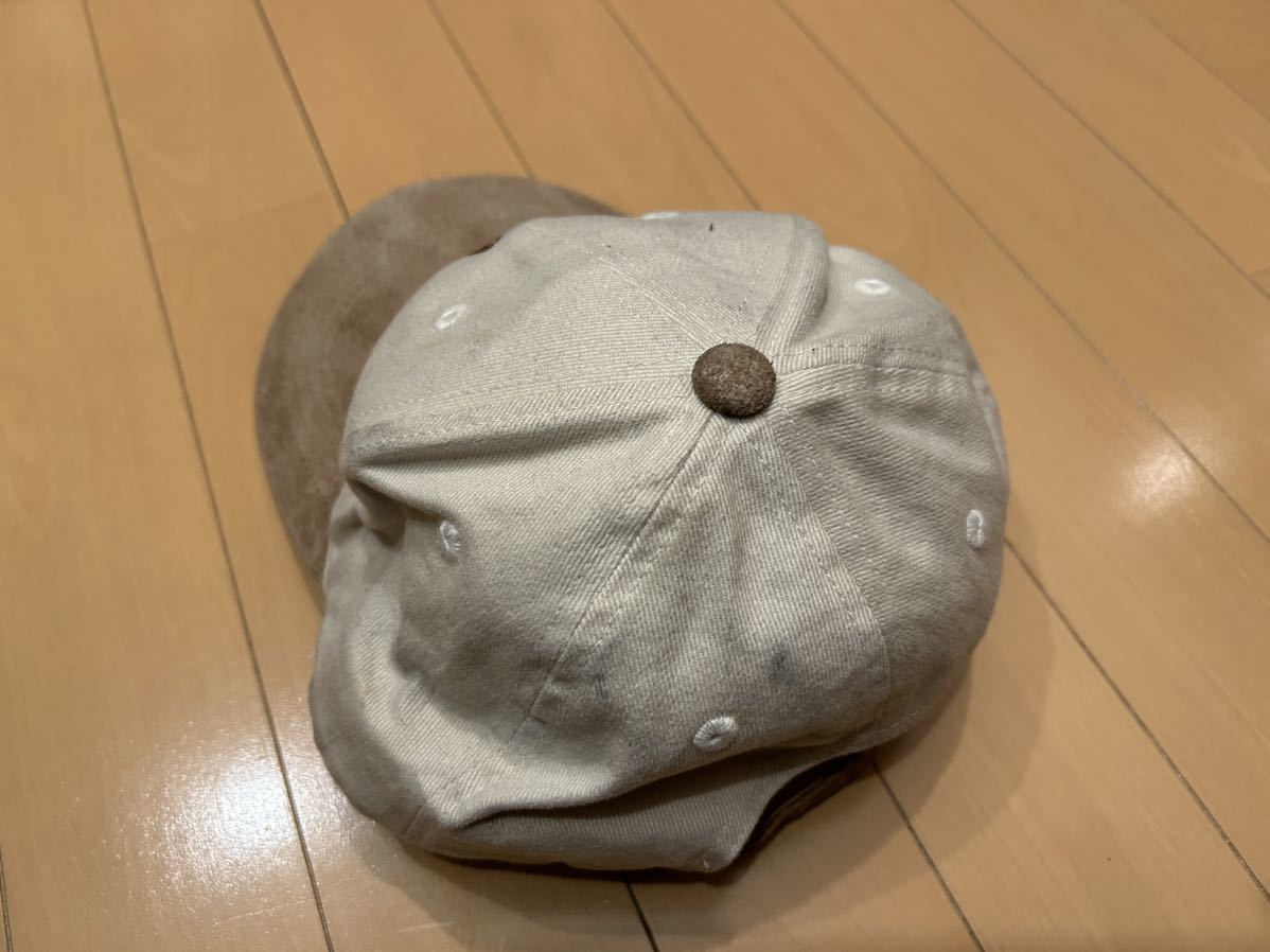 PORT AUTHORITY FOX CAP Two Tone ポートオーソリティ キツネ 狐 刺繍 2トーン US古着 アメリカ古着 コットン スエード cotton suede_画像7