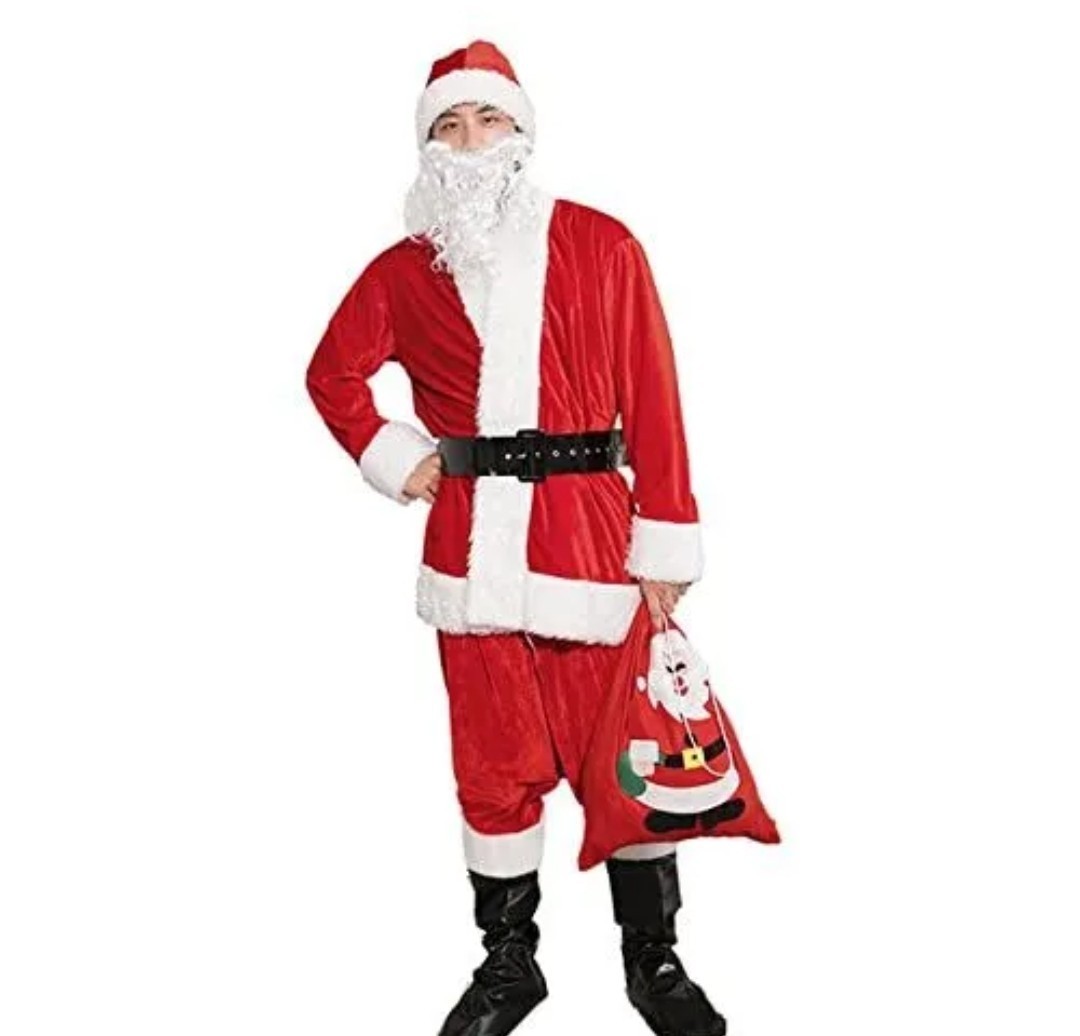 サンタクロース コスチューム コスプレ クリスマス サンタ 大人用 フリーサイズ_画像3