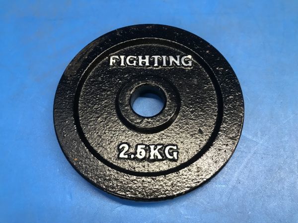 【 ファイティングロード / FIGHTING ROAD 】ダンベル プレート シャフト付 2.5kg×4枚 1.25kg×4枚 筋トレ エクササイズ フィットネス 100_画像2