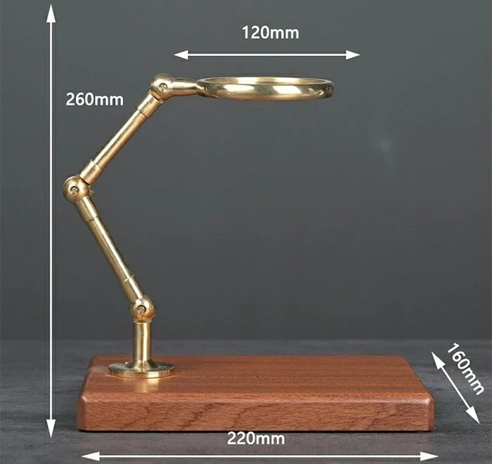コーヒードリップスタンド コーヒードリッパー 真鍮 木製の台座 高さ調整可 自由回転 折り畳み 簡易組立 耐久性と安定性 ★黒くるみ_画像8