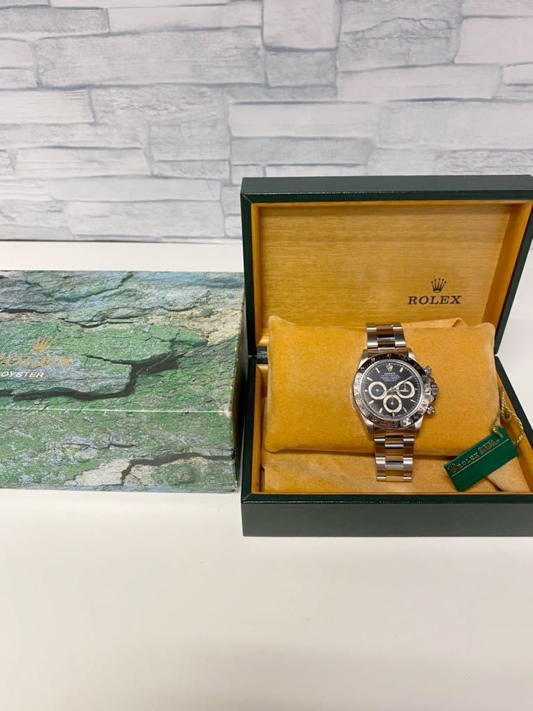 極美品 ROLEX ロレックス 16520 デイトナ SS ブラック文字盤 自動巻 腕時計 エルプリメロ メンズ 箱 T番の画像5