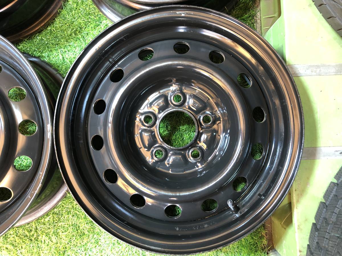 トヨタ純正 15inch 6j PCD114.3 5穴 100系 ハイエース 鉄 スチール ホイール_画像4