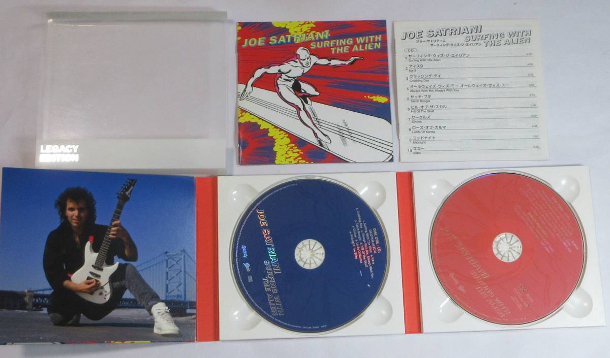 中古 国内盤 CD ジョー・サトリアーニ サーフィング・ウィズ・ジ・エイリアン(レガシー・エディション)(DVD付) の画像3