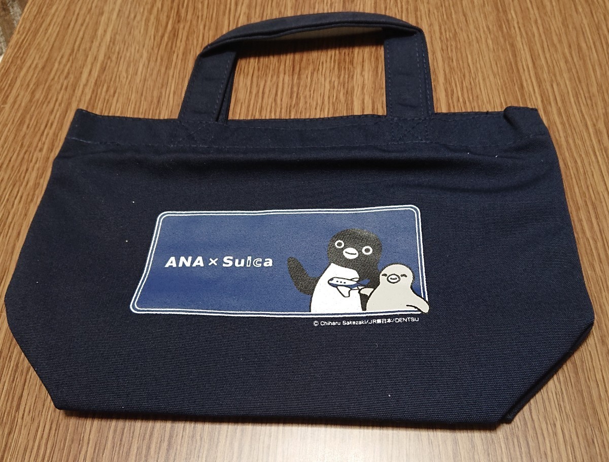 ANA × Suicaのペンギンセット(ANAとJR東日本のコラボグッズ ミニトート・リングノート・Suicaカードケース・ボールペンの4点セット)_画像3