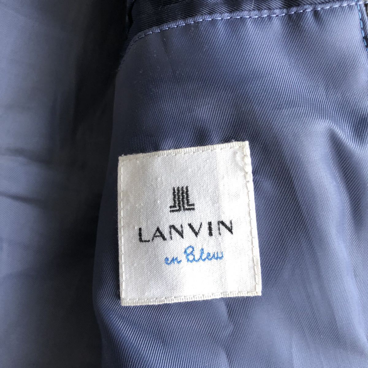 LANVIN ランバン レザー ジャケット シープスキン 羊革 Mサイズ相当 ブラック_画像8