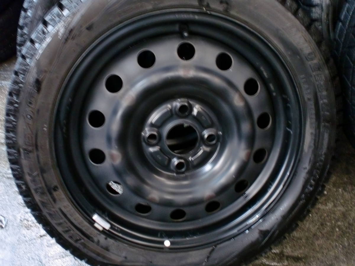 ダイハツ純正　15×4.5　PCD100　+45★スタッドレス　165/55R15　4本＃キャスト・ウエイク・タントカスタム_画像2