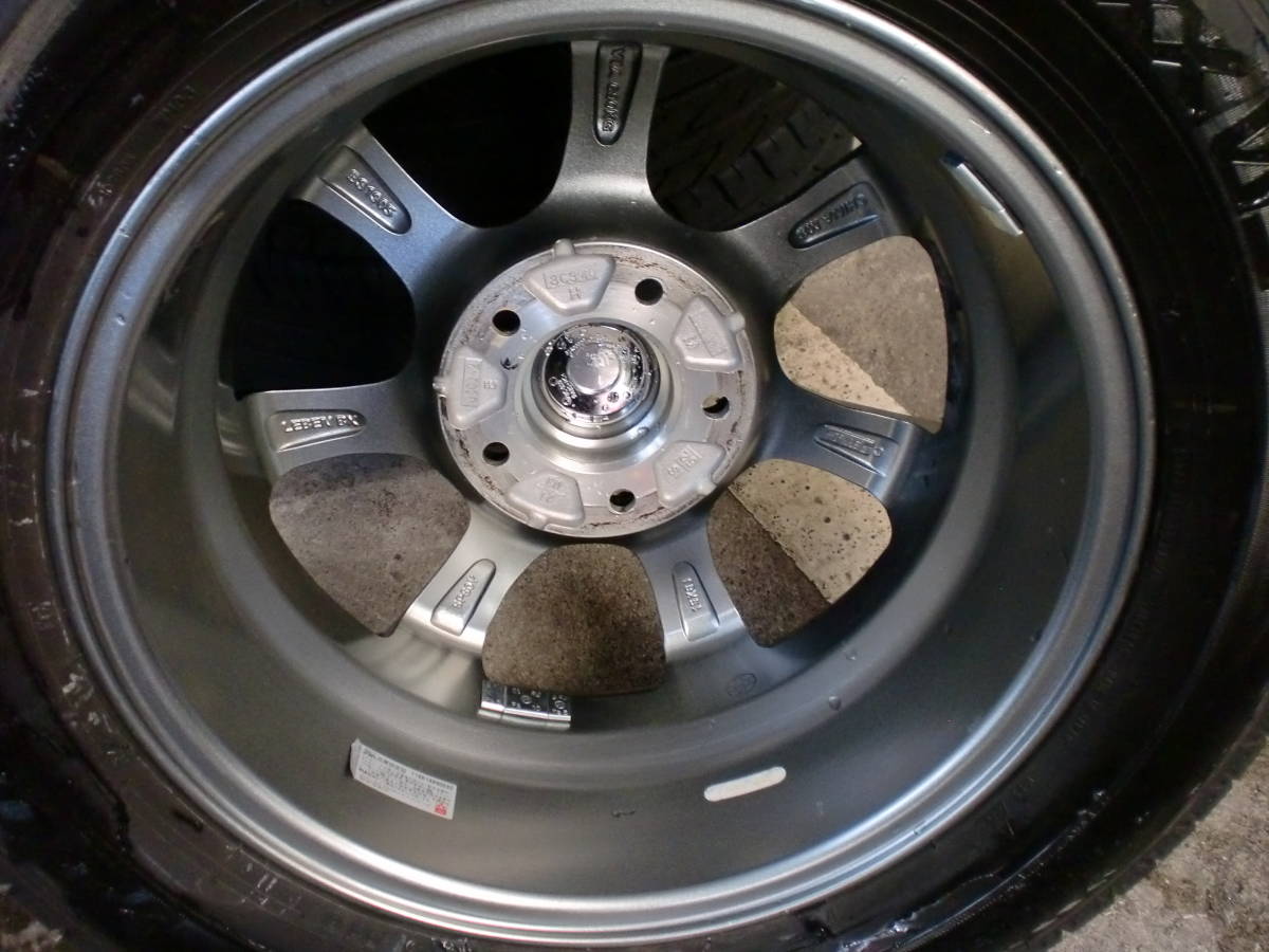 VOXY・ノア・ステップワゴン　LEBEN　15×6　PCD114.3　+52★スタッドレス　195/65R15　2021年　ダンロップ　WM03　4本_画像6