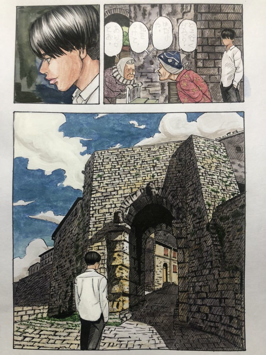 Yahoo!オークション - 漫画 原画 透明水彩 オリジナル Yahoo!オークション - 漫画 原画 透明水彩 オリジナル